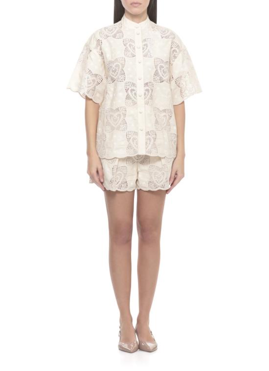26SS 짐머만 블라우스 5894TRS262CRMIV Neutrals - ZIMMERMANN