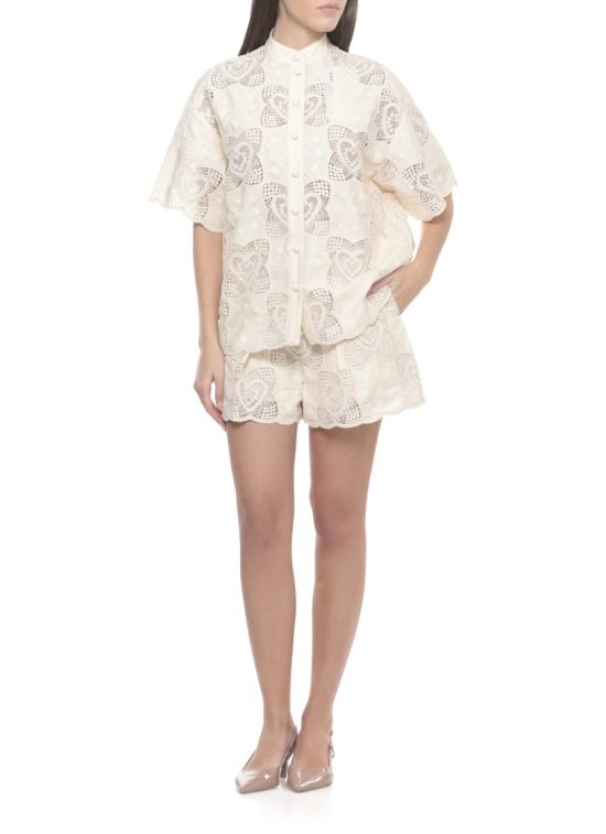 26SS 짐머만 블라우스 5894TRS262CRMIV Neutrals - ZIMMERMANN