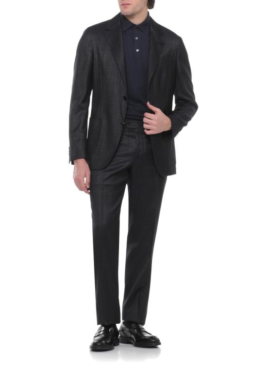 26SS 라르디니 수트 PA6300EPAIF66417850 Black - LARDINI