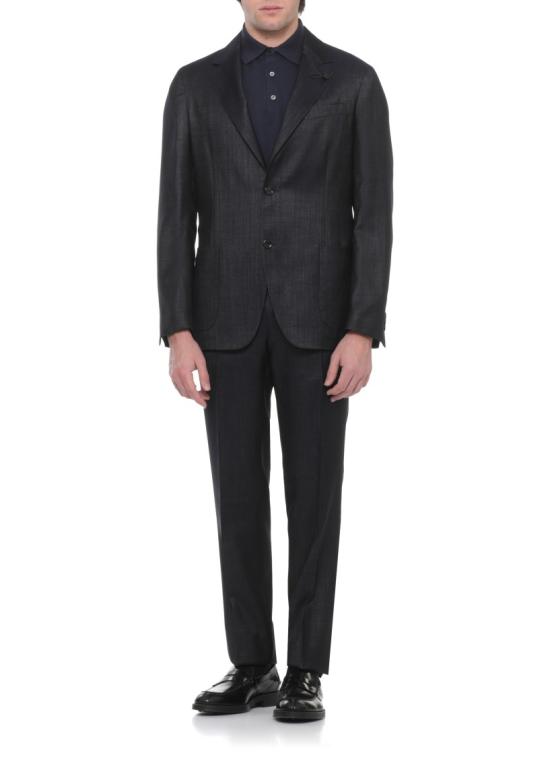 26SS 라르디니 수트 PA6300EPAIF66417850 Black - LARDINI