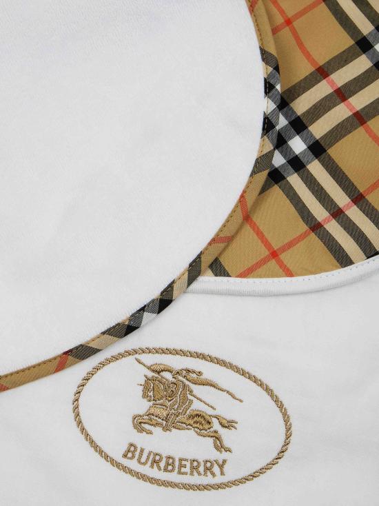 26FW [키즈] 버버리 턱받이 8126049 A1464 BIANCO - BURBERRY