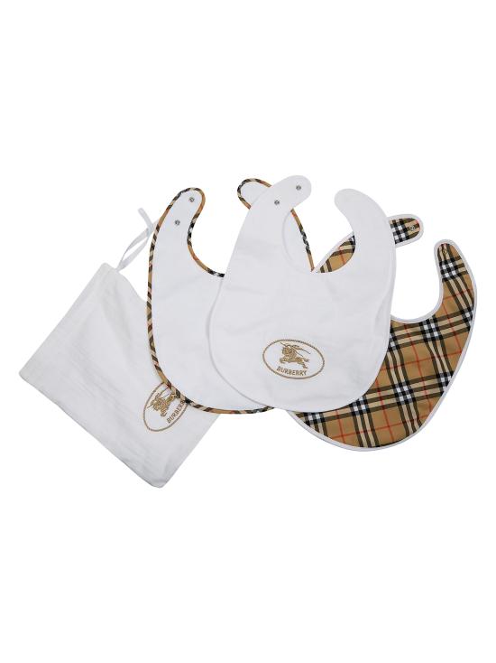 26FW [키즈] 버버리 턱받이 8126049 A1464 BIANCO