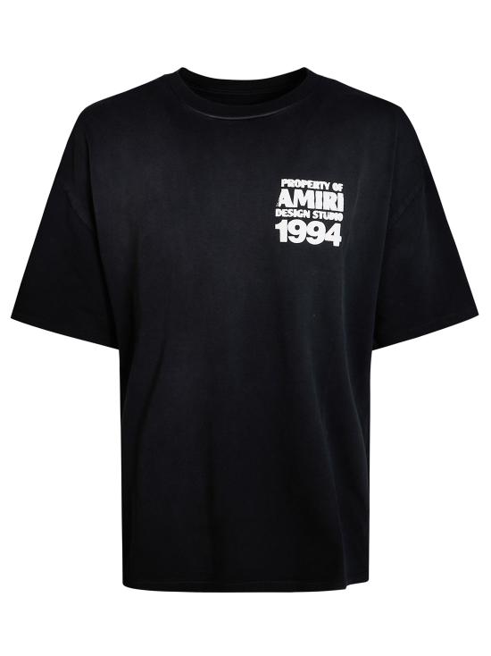 26FW 아미리 반팔 티셔츠 AMTOJR1160 001 NERO