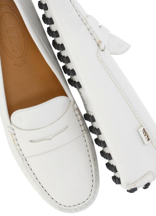 26SS 토즈 플랫 슈즈 XXW22L000105J1B015 White - TODS