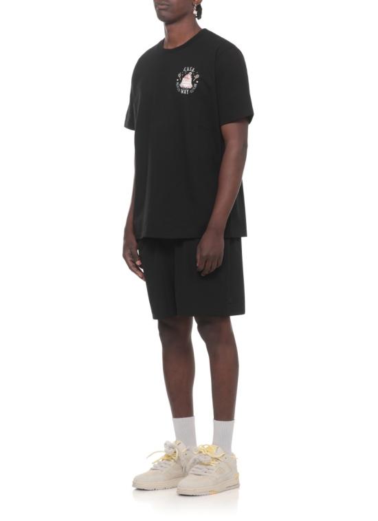 26FW 카사블랑카 반팔 티셔츠 MPF26JTS00117BLACK JERSEY - CASABLANCA