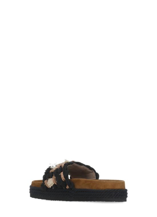 26SS 모우 뮬/슬리퍼 MUSW451008KBLA Black - MOU