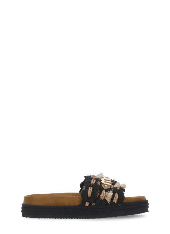 26SS 모우 뮬/슬리퍼 MUSW451008KBLA Black
