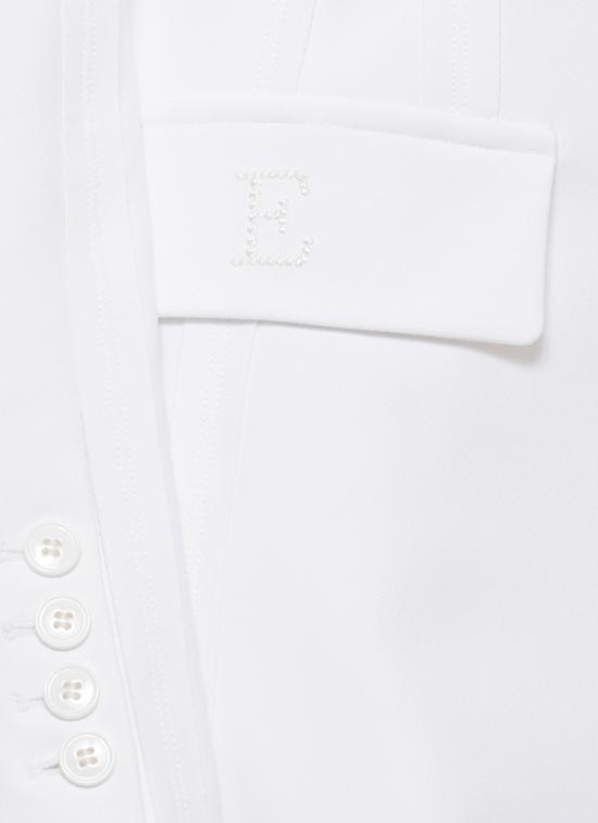 26SS 엘리자베타프랜치 수트 자켓 GI21661E2360 White - ELISABETTA FRANCHI