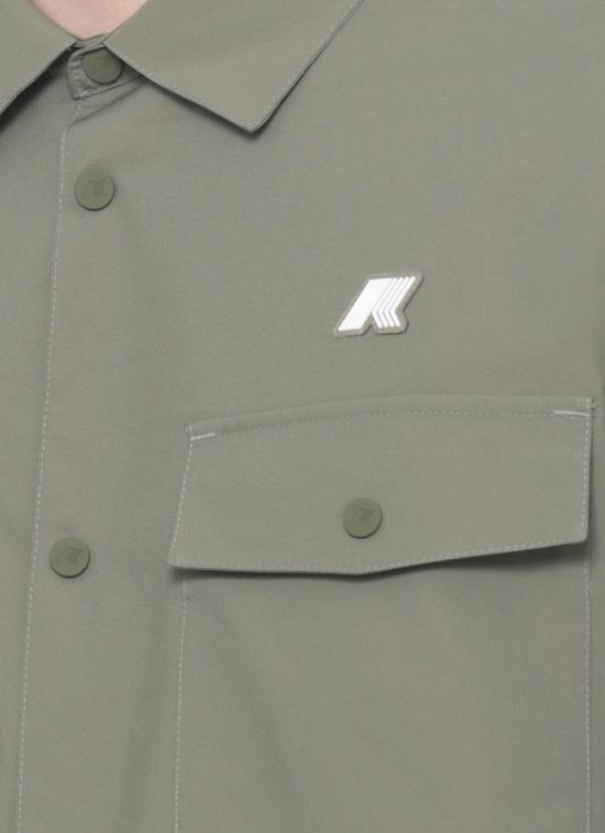 26SS 까웨 긴팔 셔츠 K5138MWV15 Brown - K-WAY