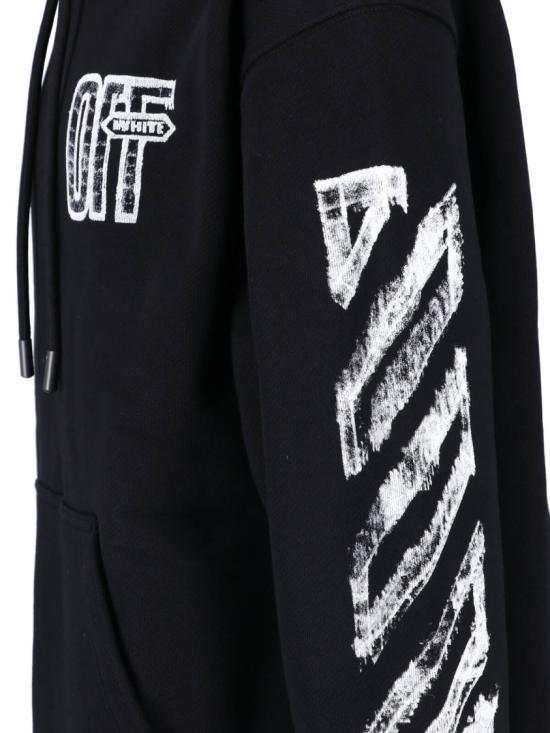 26FW 오프화이트 후드 티셔츠 44MBB085F26F00L001BLACK - OFF WHITE