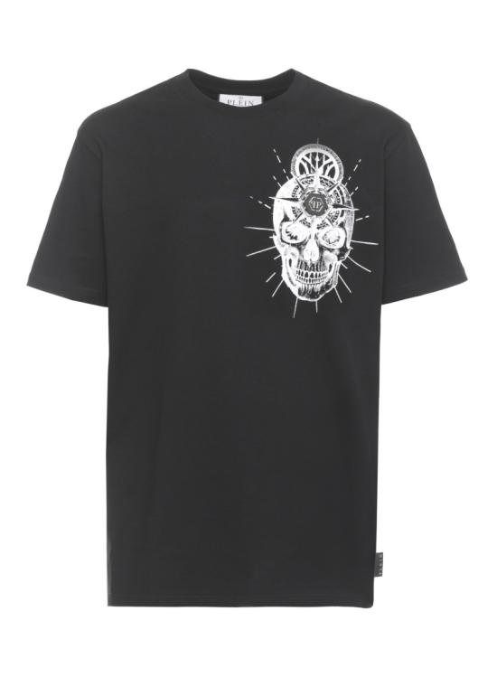 26SS 필립 플레인 반팔 티셔츠 SAFCMTK8857PJY002N02 Black