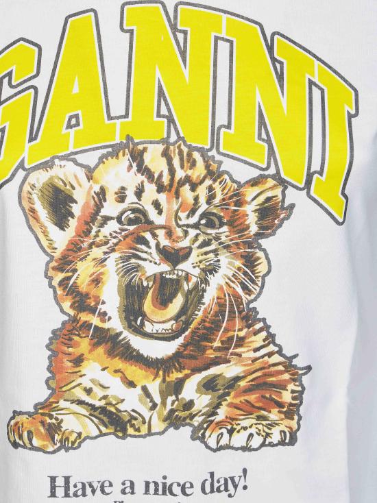 26FW 가니 반팔 티셔츠 A1050258 151 BIANCO - GANNI