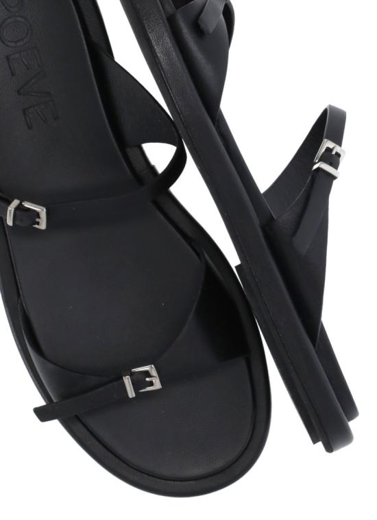 26SS 포에베 뮬/슬리퍼 ARE14LAILANERO Black - POEVE