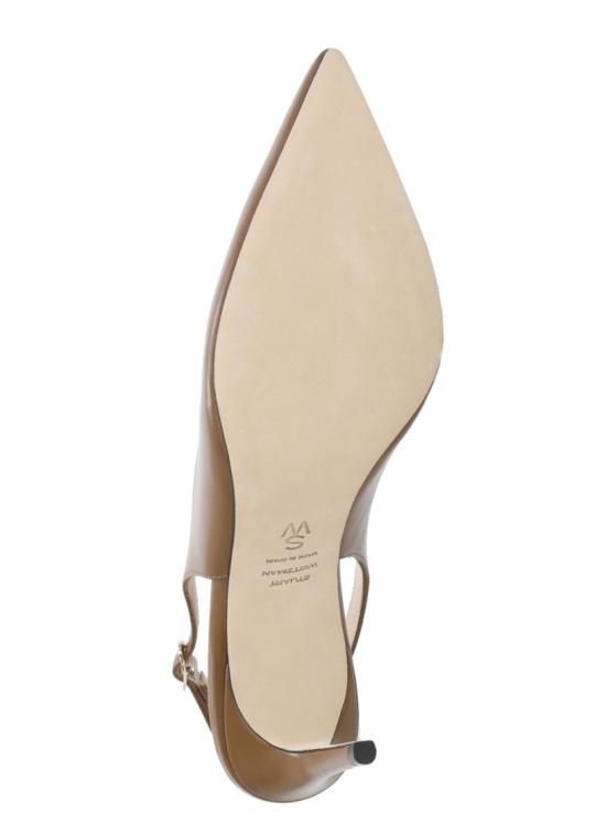 26SS 스튜어트 와이츠먼 힐/펌프스 STUART POWER SLINGBACK 75SMOOTH CALFTOASTED ALMOND Brown - STUART WEITZMAN