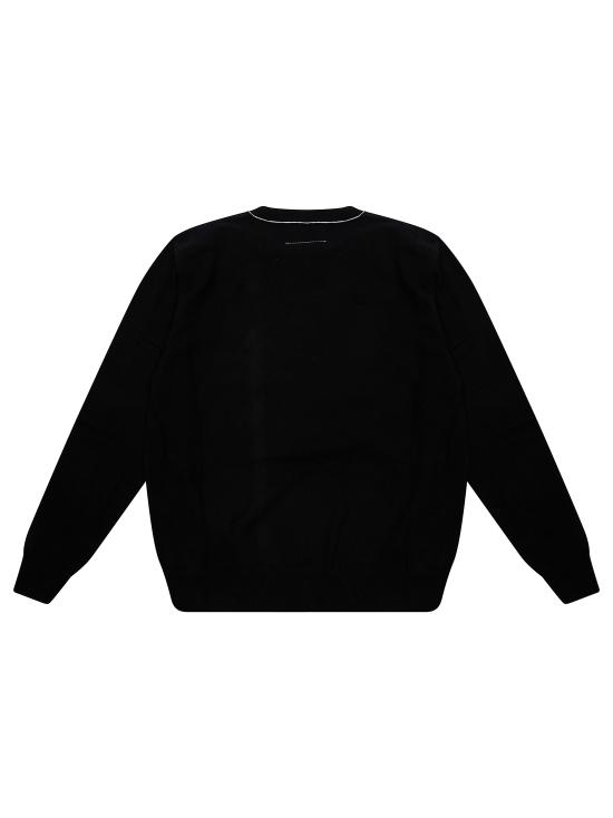 26FW [키즈] MM6 메종마르지엘라 티셔츠 M61025MM06Q M6900 NERO - MM6 MAISON MARGIELA