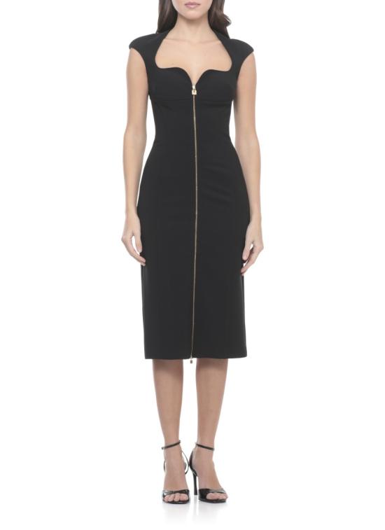 26SS 엘리자베타프랜치 미디 원피스 AB90061E2110 Black - ELISABETTA FRANCHI