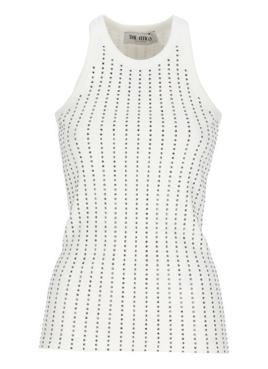 26SS 디 아티코 민소매 티셔츠 260WCN00004JJJ073TR001 White