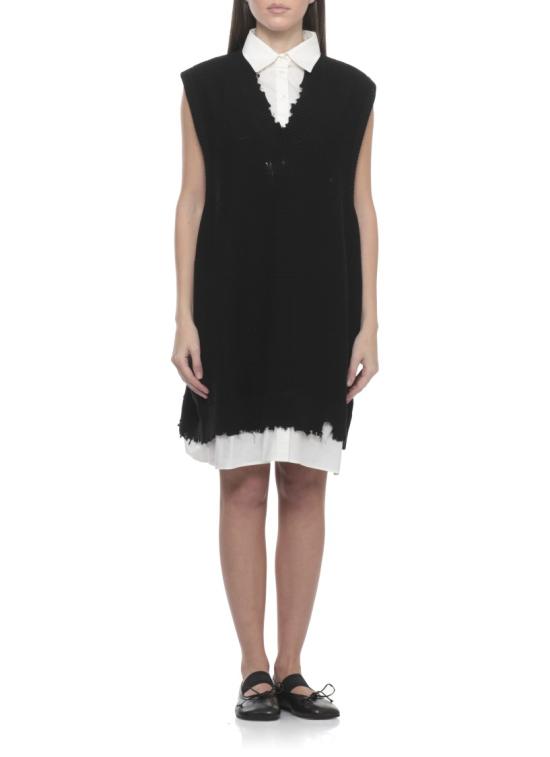 26SS MM6 메종마르지엘라 숏 원피스 S52DA0076M13220900 Black - MM6 MAISON MARGIELA
