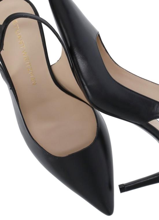 26SS 스튜어트 와이츠먼 힐/펌프스 STUART POWER SLINGBACK 75SMOOTH CALFBLACK - STUART WEITZMAN