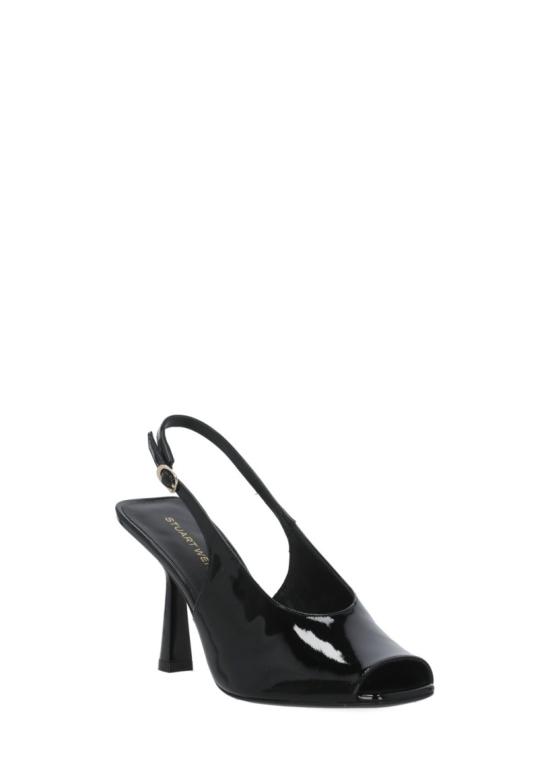 26SS 스튜어트 와이츠먼 힐/펌프스 VAL SLINGBACK 85PATENTBLACK - STUART WEITZMAN