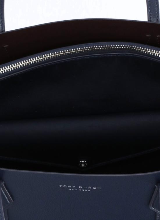 26SS 토리버치 레더 페리 토트백 169476498 Grey - TORY BURCH