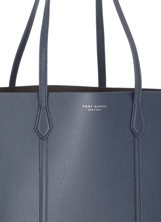 26SS 토리버치 레더 페리 토트백 169476498 Grey - TORY BURCH