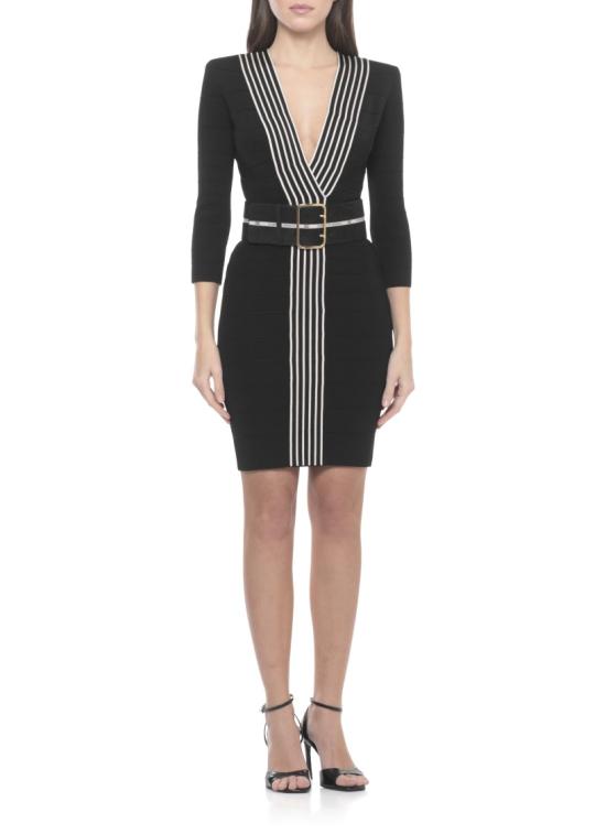 26SS 엘리자베타프랜치 미디 원피스 AM01S61E2685 Black - ELISABETTA FRANCHI