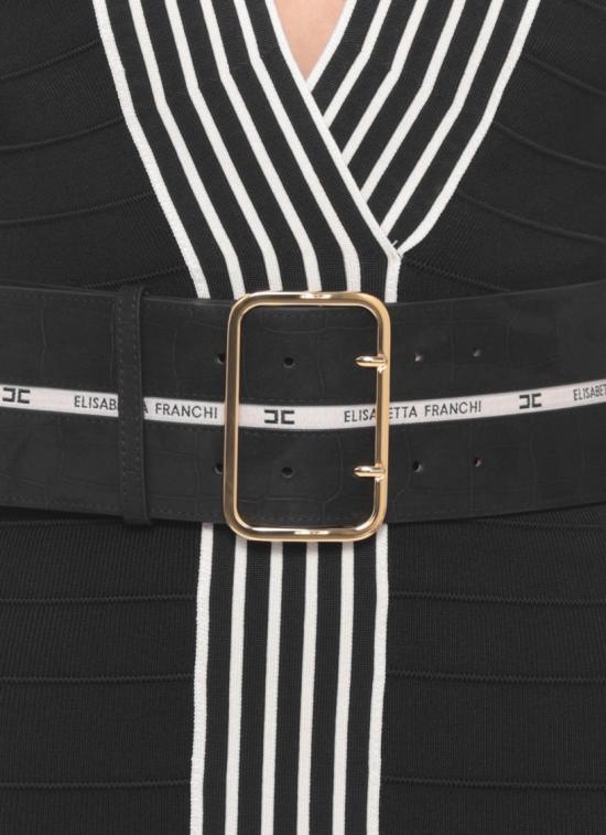 26SS 엘리자베타프랜치 미디 원피스 AM01S61E2685 Black - ELISABETTA FRANCHI