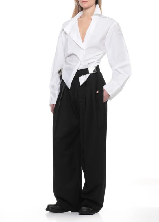 26SS 디 아티코 스트레이트 팬츠 260WCP00286WWW065AA100 Black - THE ATTICO