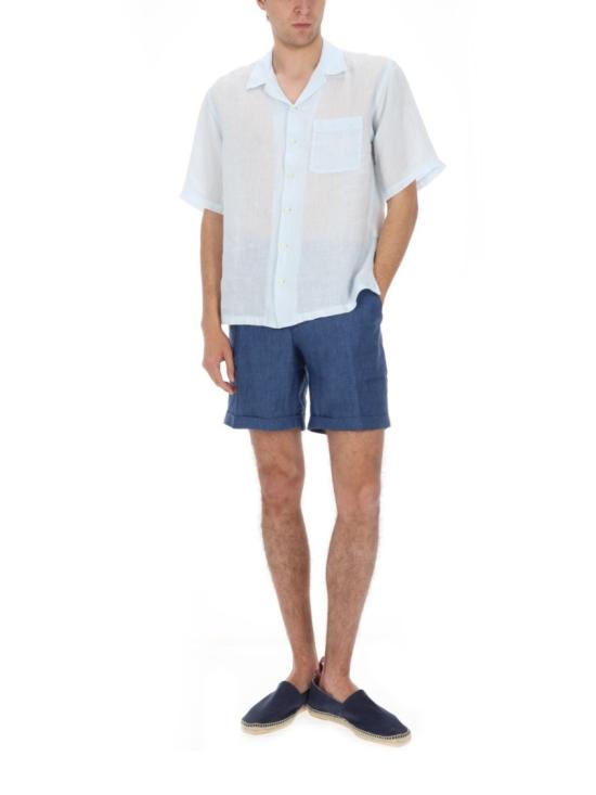 26SS 120 리노 반팔 셔츠 33ALIM19L3 0000115000205 Blue - 120 LINO