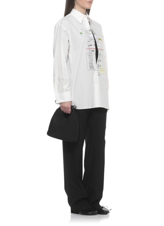 26SS MM6 메종마르지엘라 코튼 포플린 셔츠 S52DL0237M35480101 White - MM6 MAISON MARGIELA