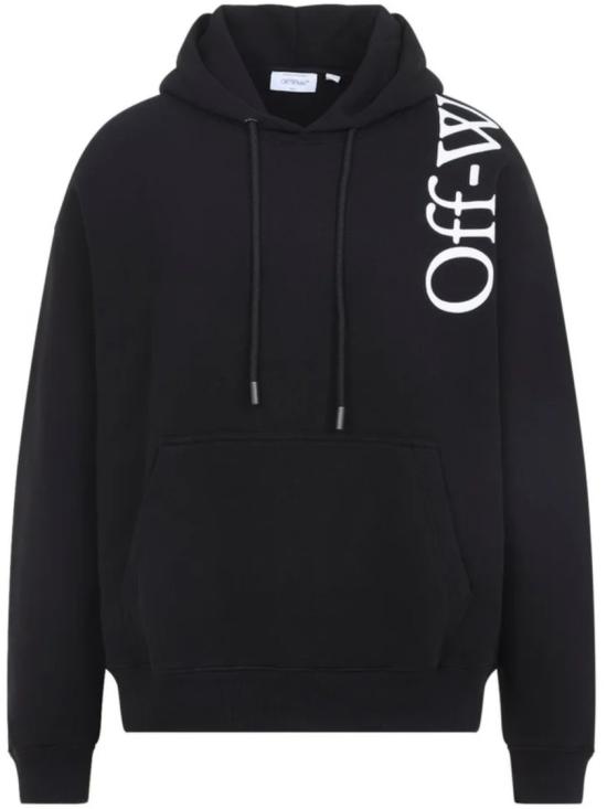 26FW 오프화이트 후드 티셔츠 44MBB085F26F00O001 Black