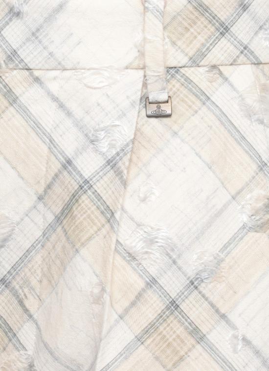 26SS 비비안웨스트우드 레이 트라우저 레이 트라우저 1F010008W01EGB208 White - VIVIENNE WESTWOOD