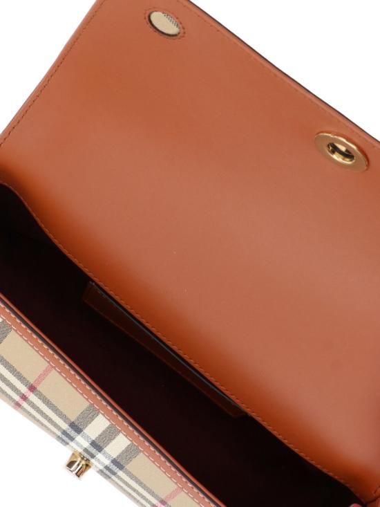 26FW 버버리 체크 노트 크로스백 8109787A9534 Neutrals - BURBERRY