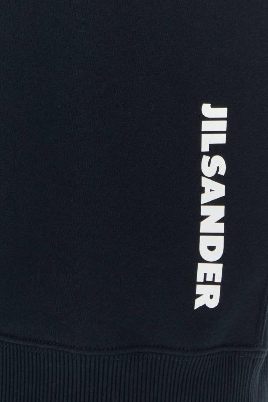  질샌더 후드 티셔츠 질 샌더 코튼 스웨트셔츠 미드나잇 블루 - JIL SANDER