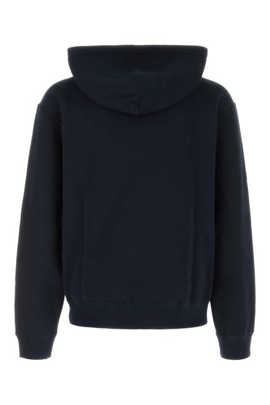  질샌더 후드 티셔츠 질 샌더 코튼 스웨트셔츠 미드나잇 블루 - JIL SANDER