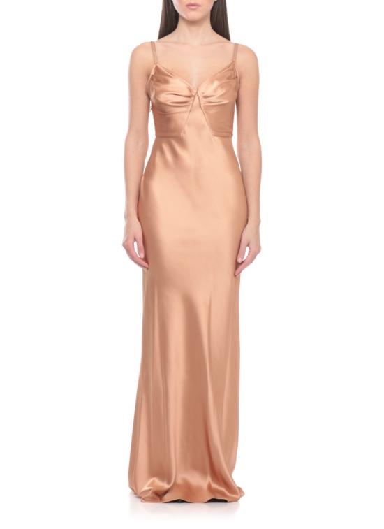 26SS 엘리자베타프랜치 롱 원피스 ABR3362E2EV8 Neutrals - ELISABETTA FRANCHI