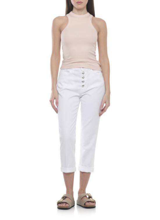 26SS 돈답 스트레이트 팬츠 DP268BBS0030D PTD000 White - DONDUP