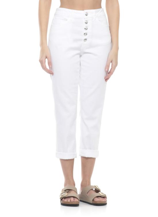 26SS 돈답 스트레이트 팬츠 DP268BBS0030D PTD000 White - DONDUP