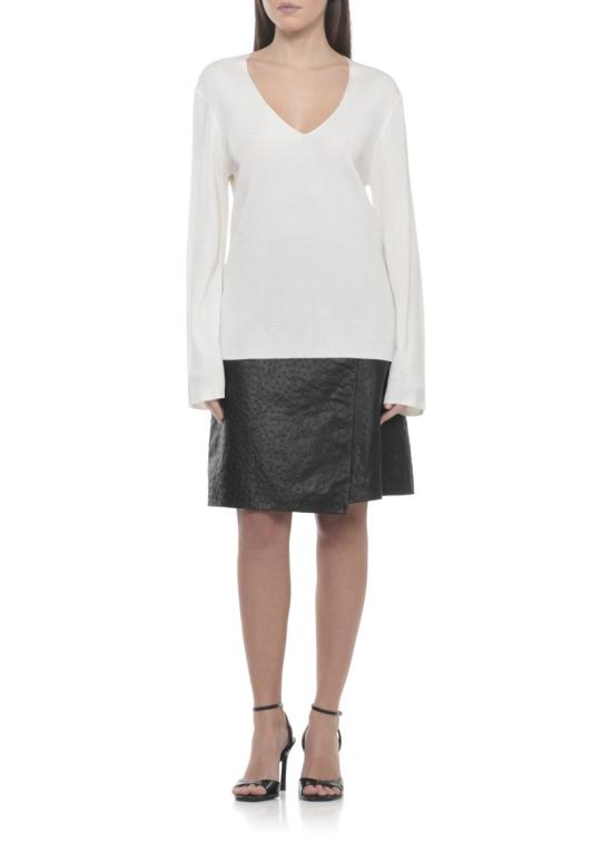 26SS 루루 드 세종 미디 스커트 GORABLACK Grey - LOULOU DE SAISON