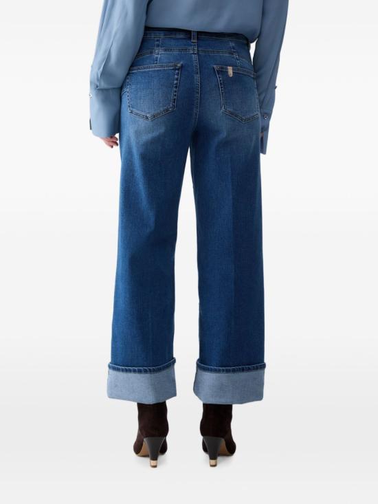 26FW 리우조 데님 팬츠 UF6089 D026478899 Denim blu - LIU JO