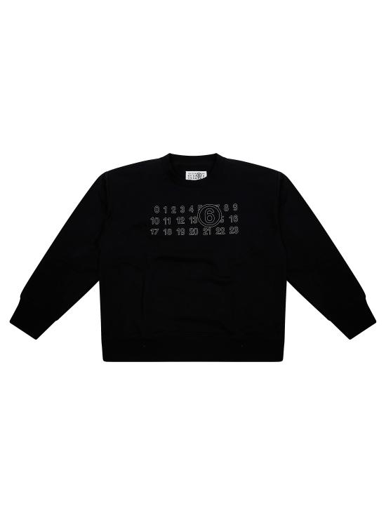 26FW [키즈] MM6 메종마르지엘라 가디건 M61116MM02X M6900 NERO