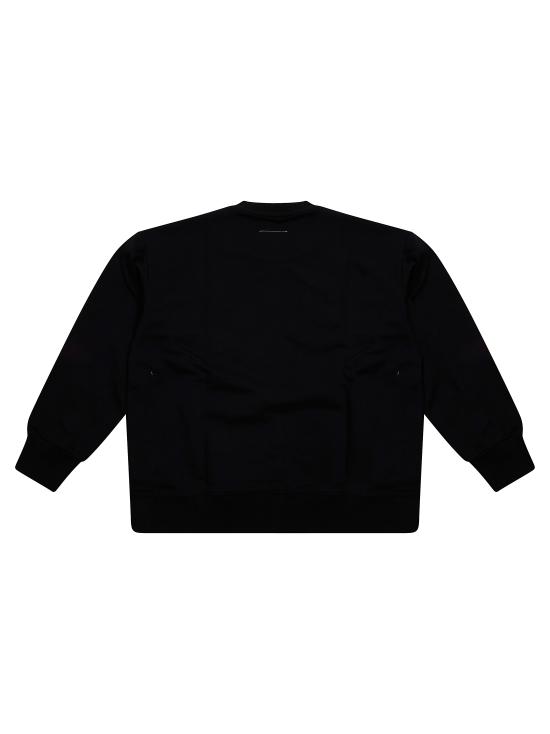 26FW [키즈] MM6 메종마르지엘라 가디건 M61116MM02X M6900 NERO - MM6 MAISON MARGIELA