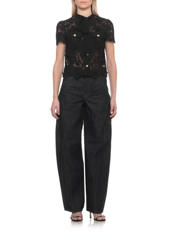 26FW 셀프 포트레이트 블라우스 PF26111TBBLACK LACE TIEBLACK - SELF PORTRAIT
