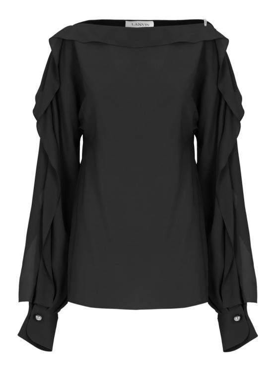 26SS 랑방 블라우스 RWTO00106244P2610 Black