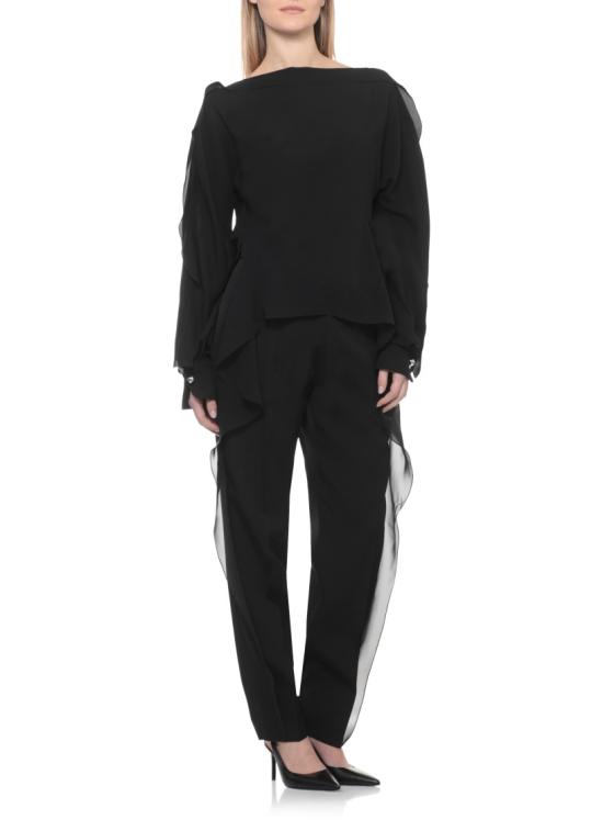 26SS 랑방 블라우스 RWTO00106244P2610 Black - LANVIN