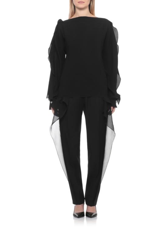 26SS 랑방 블라우스 RWTO00106244P2610 Black - LANVIN