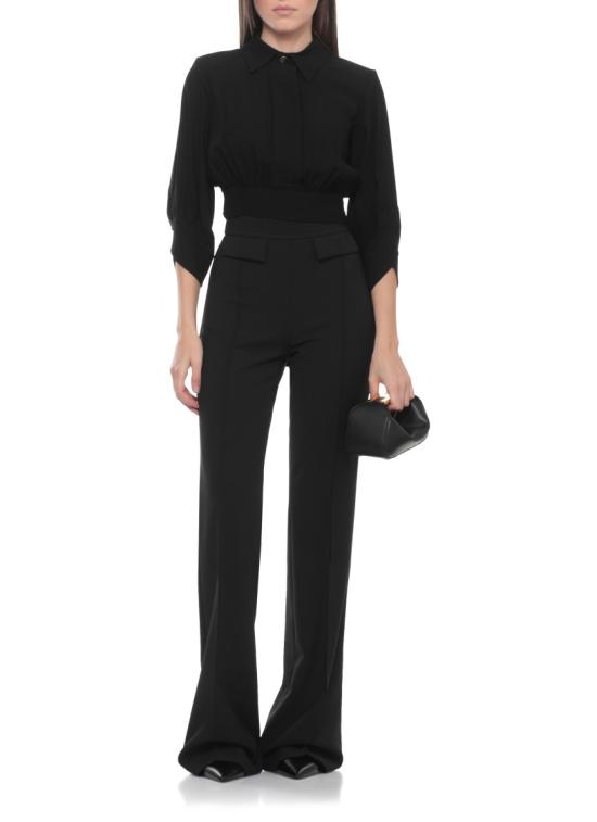 26SS 엘리자베타프랜치 스트레이트 팬츠 PA17161E2110 Black - ELISABETTA FRANCHI