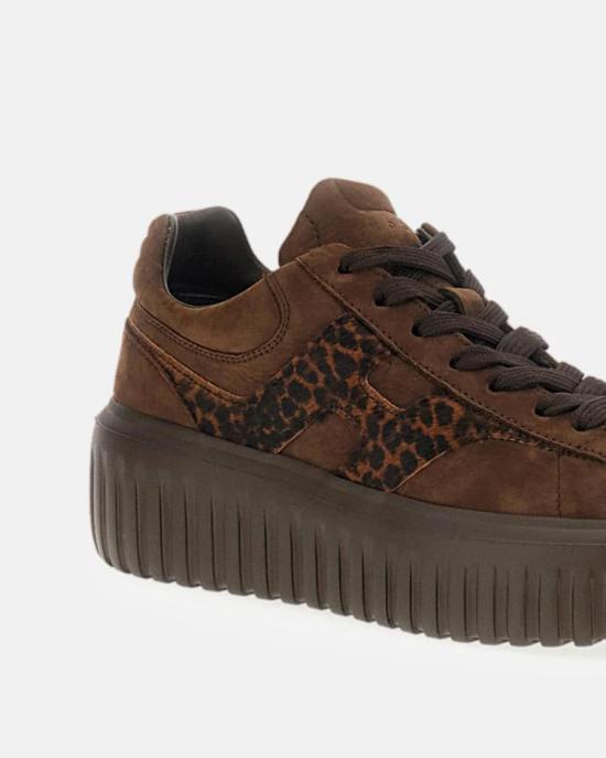 26FW 호간 스니커즈 694591 Brown - HOGAN
