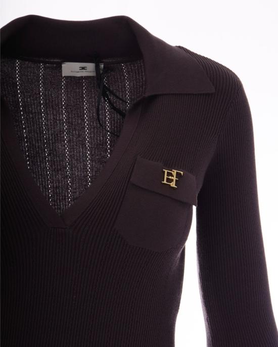 26FW 엘리자베타프랜치 미디 원피스 9533167 Black - ELISABETTA FRANCHI